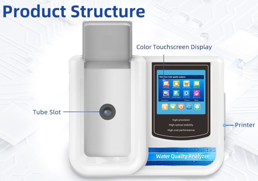 TQCOD-3N COD Tester Hot Sale COD Rapid Analyzer Color Touch Screen Printable Data Storage Sewage Treatment Plant